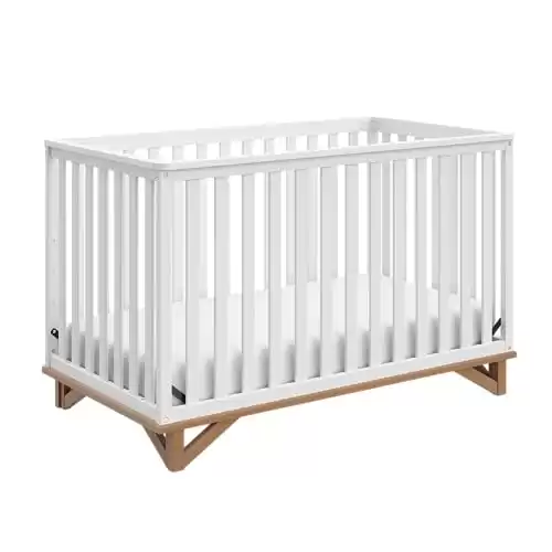 Storkcraft Santa Monica 5-in-1 Convertible Crib (White)