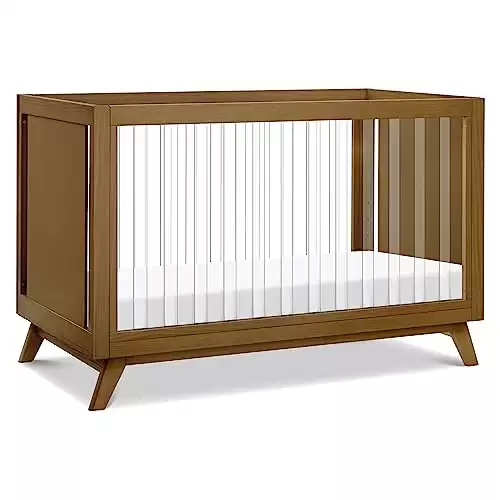 Otto 3-in-1 Convertible Crib (Walnut Acrylic)