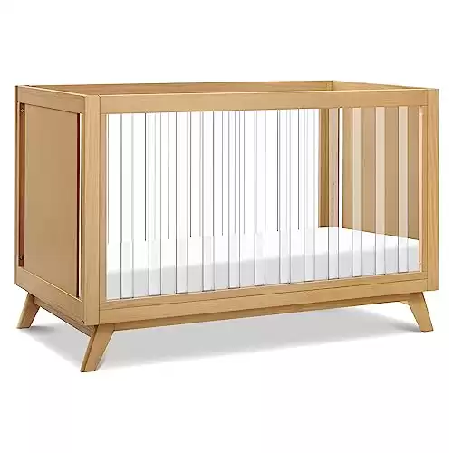 Otto 3-in-1 Convertible Crib (Honey Acrylic)