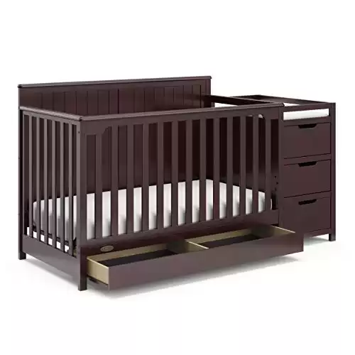 Graco Hadley 5-in-1 Convertible Crib (Espresso)