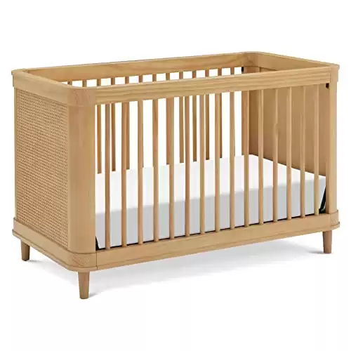 NAMESAKE Marin with Cane 3-in-1 Convertible Crib (Honey)