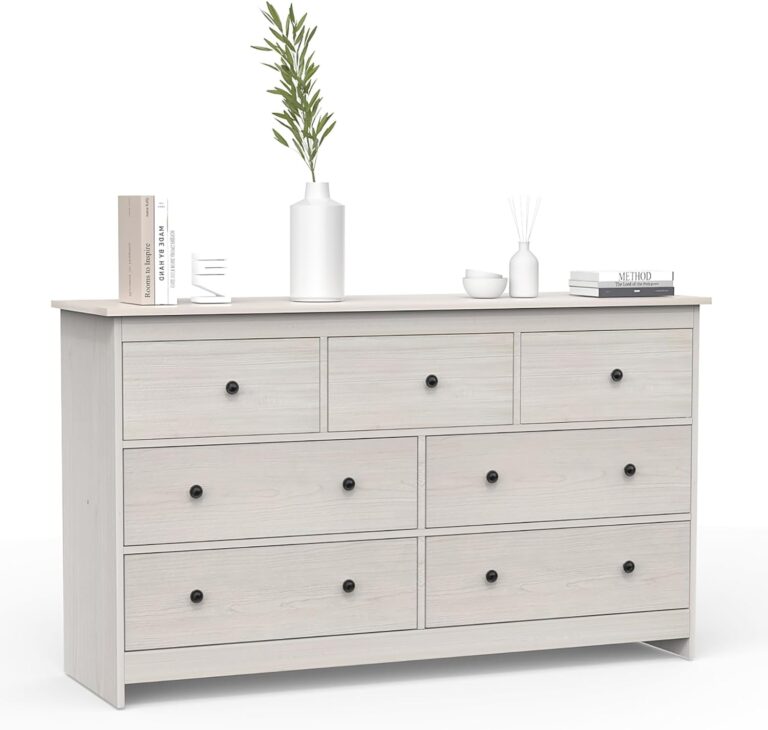 7 Drawer Double Dresser for Nursery