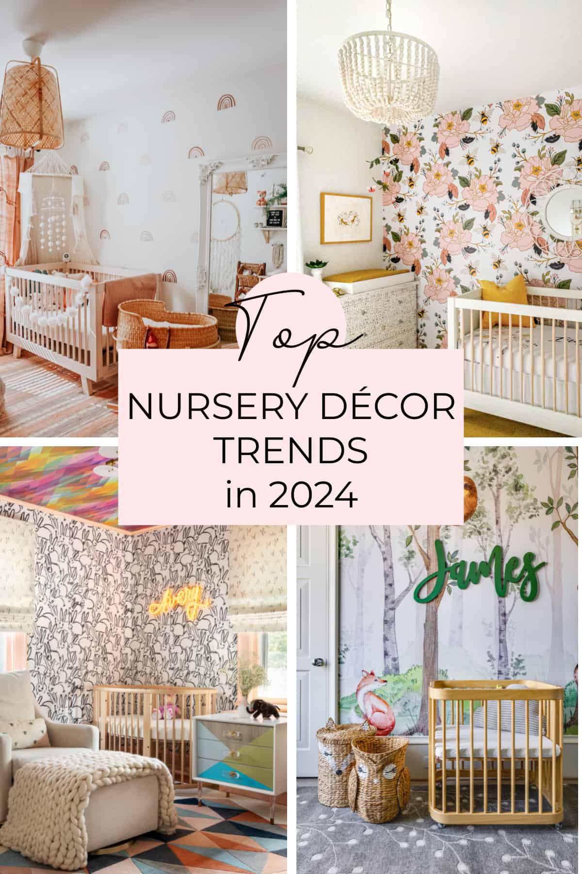 Top nursery decor trends in 2024