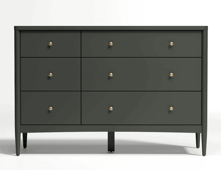 Hampshire Olive Green 6-Drawer Dresser