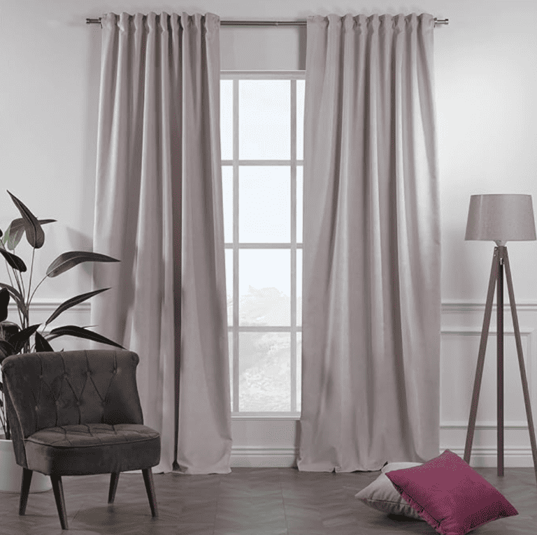 Luxury Matte Velvet Soft Curtain Light Pink