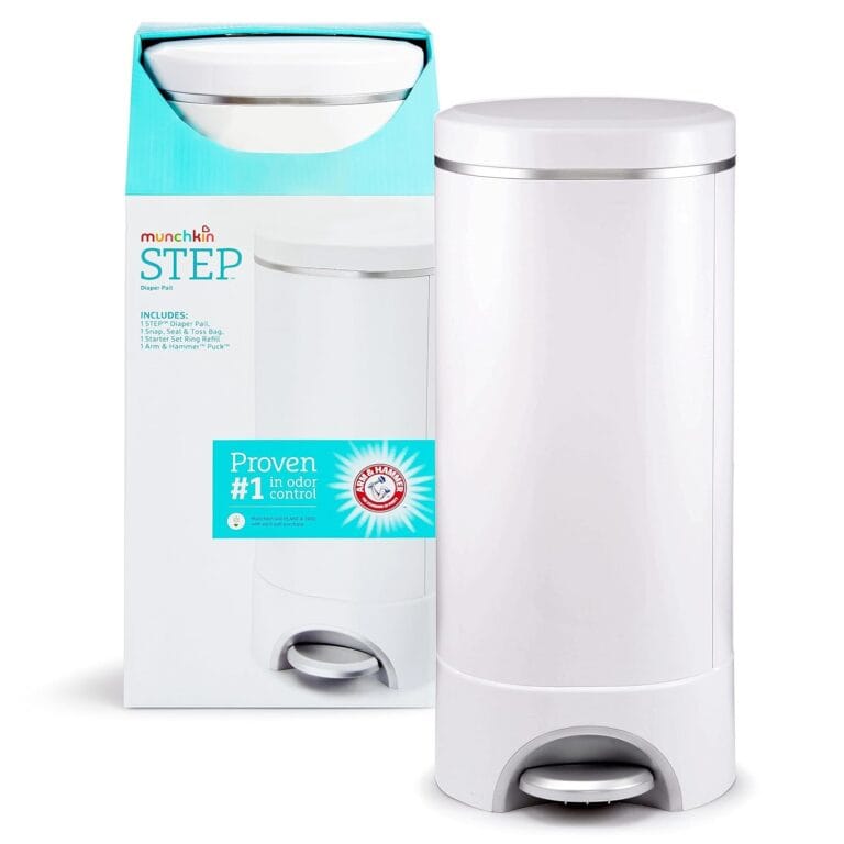 Munchkin Step Diaper Pail (White)