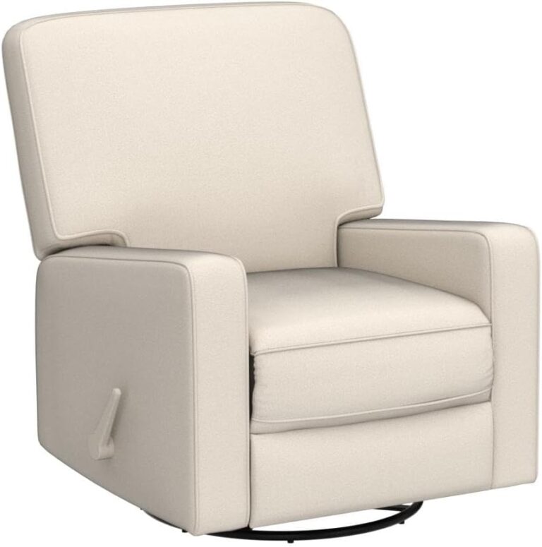 Swivel Rocker Recliner Chair Beige