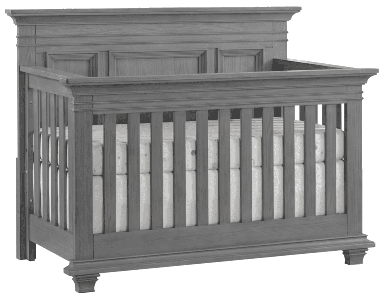 Oxford Baby Weston 4-in-1 Convertible Baby Crib, Dusk Gray