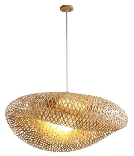 Woven Bamboo Pendant Lighting Fixtures, Bird Nest