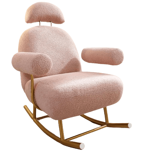 KEVINSPACE Rocking Chair Nursery, Pink