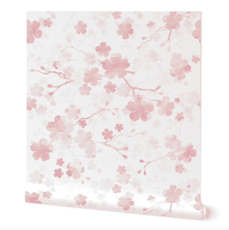 Sakura Blossoms Commercial Grade Wallpaper