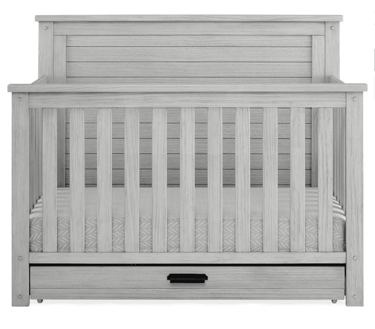 Simmons Kids Caden 6-in-1 Convertible Crib Rustic Mist Gray