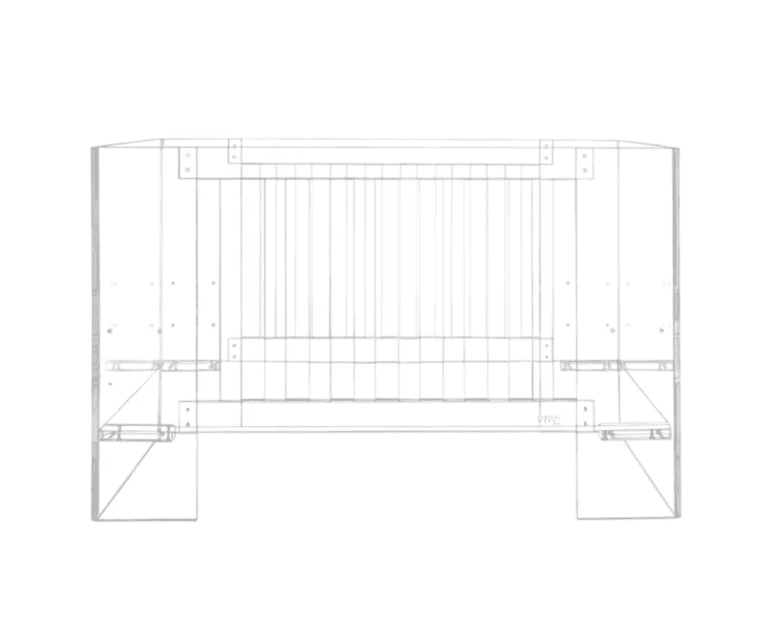 Vetro Crib Acrylic Crib